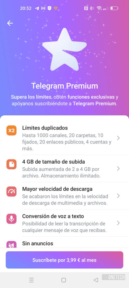 Consigue Telegram Premium mas barato. Te decimos como 2 Telegram Premium